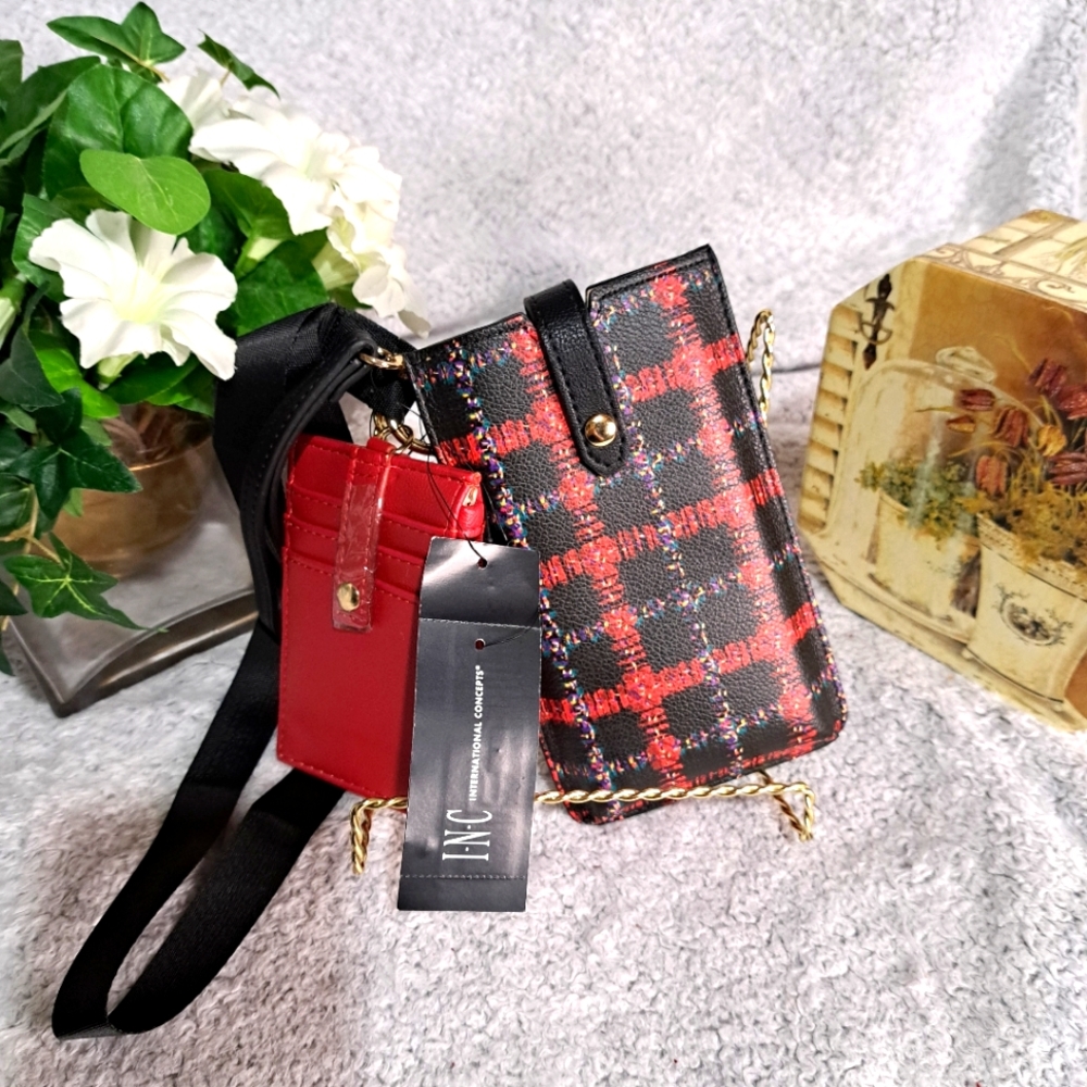 NWT I.N.C. ID holder and Phone case lanyard bundle